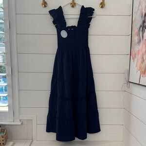 Hill House Crepe Navy Blue Ellie Nap Dress